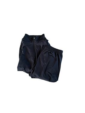 L.L. Bean Kids Black Active Zip Pullover and Pants Set